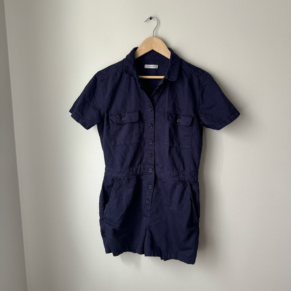 Outerknown S.E.A. Shortall blue Jumpsuit linen cotton blend - Picture 10 of 10